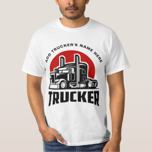Trucker Personalized  T-Shirt