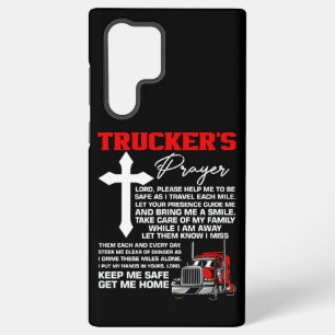 Trucker’s Prayer – Cross & Chrome Edition Samsung Galaxy S22 Ultra Case