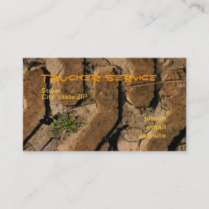 Trucker Service Business Card