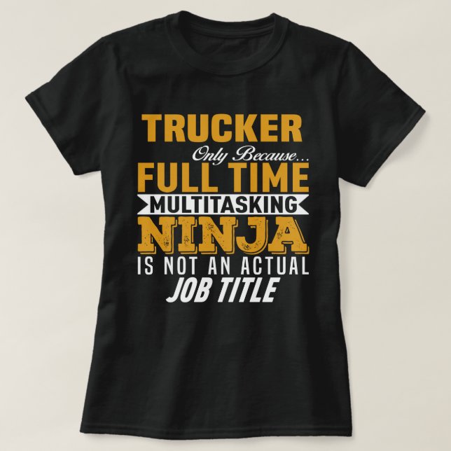 Trucker T-Shirt (Design Front)
