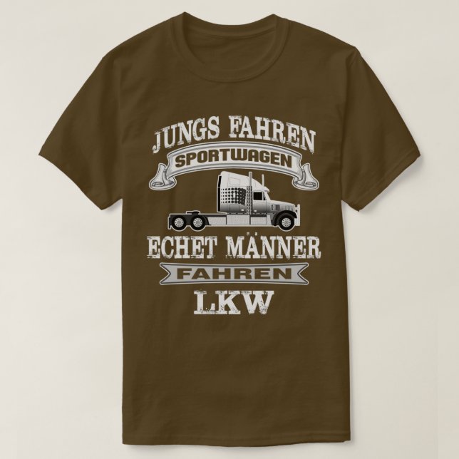 Trucker Truck Driver Truck Driver Truck Driver Gif T-Shirt (Design Front)