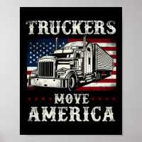 Trucker Gifts, Father's Day Gift For Trucker, Gift For Truck Driver,  Trucker Collage Canvas, Trucker Dad Gift - Stunning Gift Store