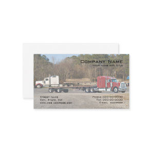 Trucker Trucking Business Card