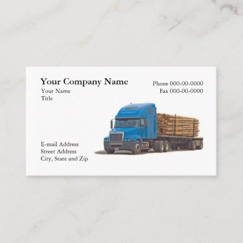 Trucker Trucking Business Card