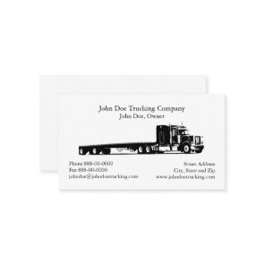 Trucker Trucking Business Card
