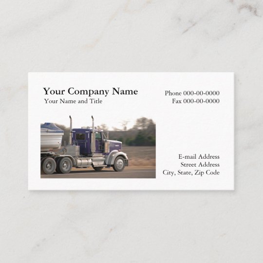 Trucker Trucking Business Card