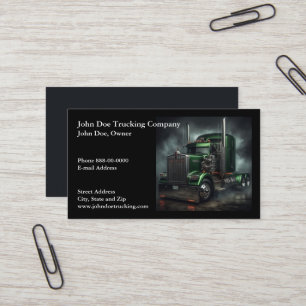 Trucker Trucking Business Card