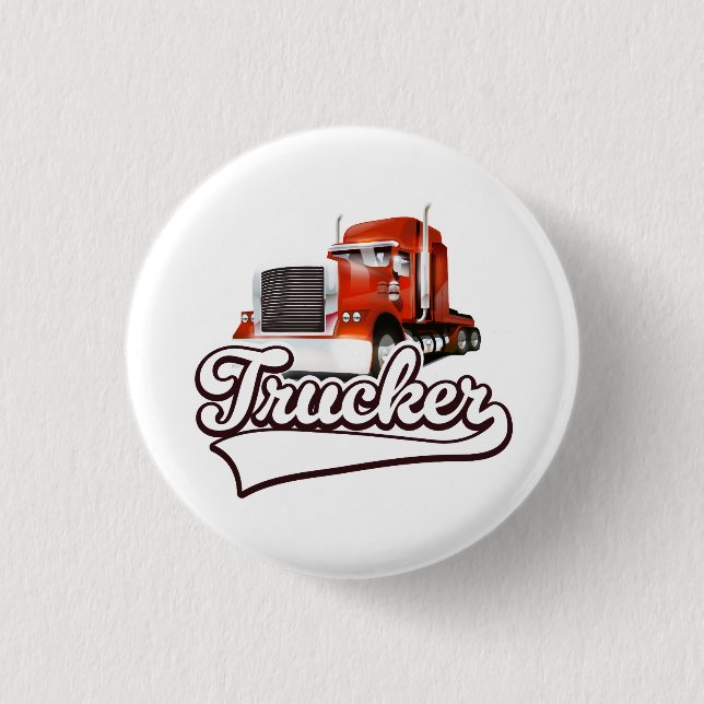 Trucker vintage logo button (Front)