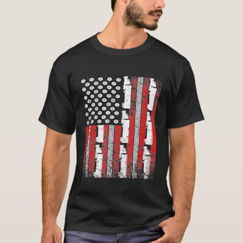 Truckers American Flag Patriotic Semi_Truck Gift T T_Shirt