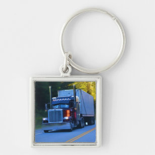  Red Truck Trucker Trucking Tractor Trailer Driver Unique Gift  Idea For Him Her Keychain Ring Holder Kit Key Car Tag Keyring Key Chain  Charm Accessories Gift