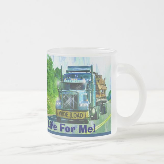 TRUCKERS BIG RIG TRUCK STOP COFFEE MUGS (Right)