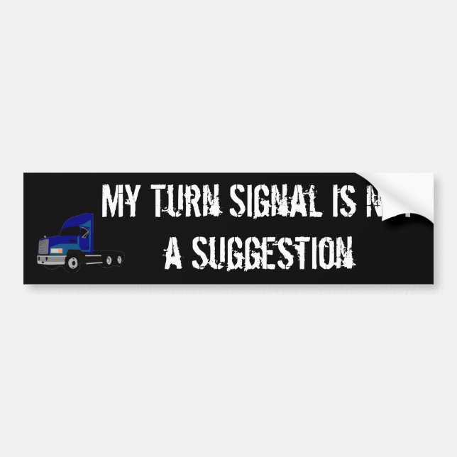 Truckers Bumper Sticker (Front)