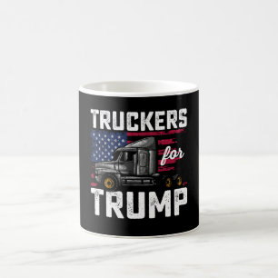 Truckers For Trump Presidential Election Vintage Coffee Mug