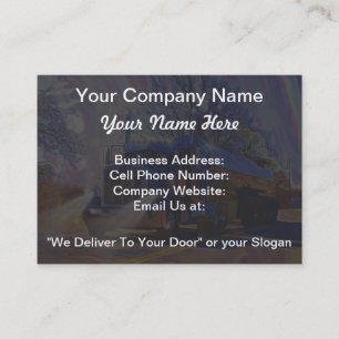 Truckers Freight Company Heavy Transport Biz Card