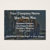 Truckers Freight Company Logging Truck Biz Card (Front)