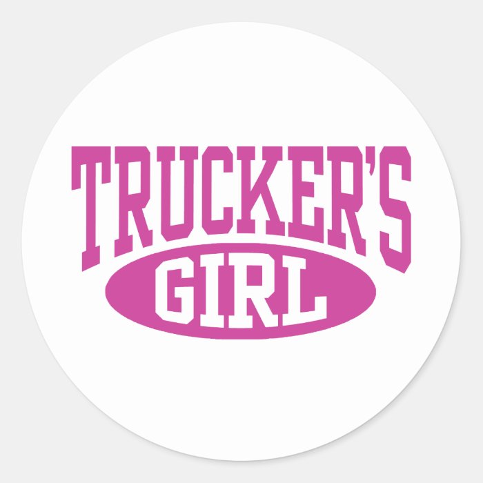 Trucker's Girl Stickers