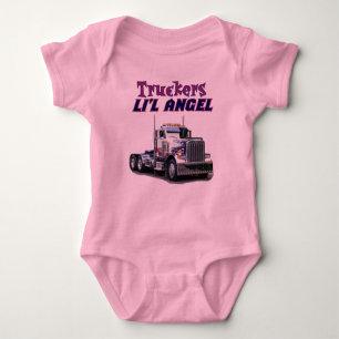 Truckers L'il Angel Baby Bodysuit