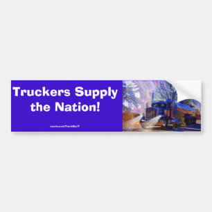Truckers Tanker Lorry Heavy Transport Gift Bumper Sticker