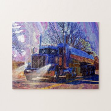Truckers Tanker Lorry Heavy Transport Gift Jigsaw Puzzle