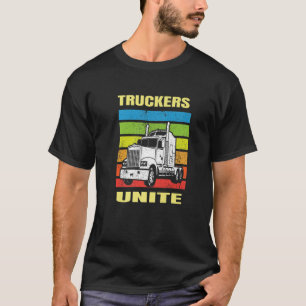 Truckers Unite Join The Convoy Love My Truckers T-Shirt