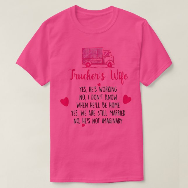 Truckers Wife Shirt Classic (Design Front)