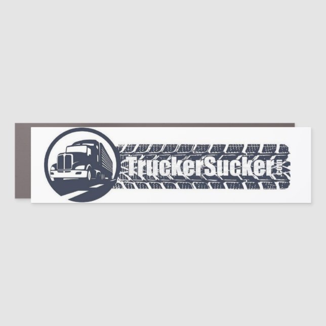 TruckerSucker - car magnet - 3" x 11" (Front)