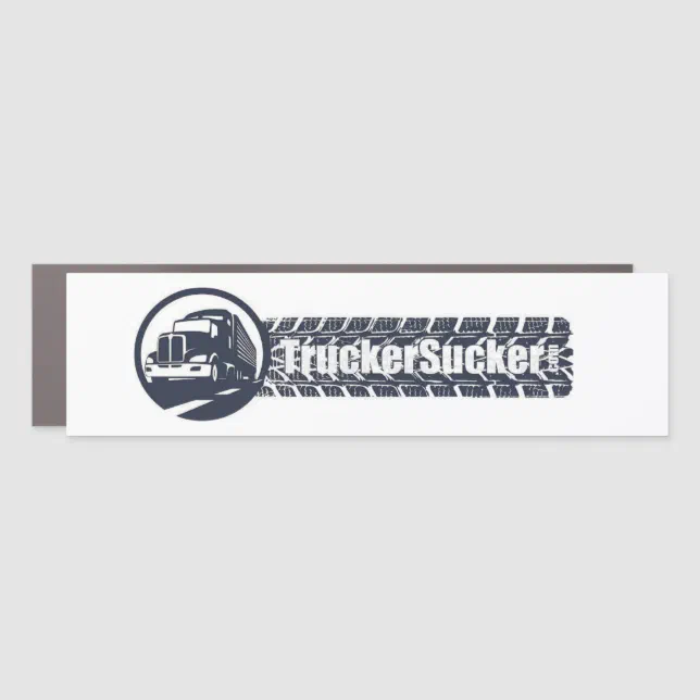 TruckerSucker traditional vinyl bumper sticker Car Magnet | Zazzle
