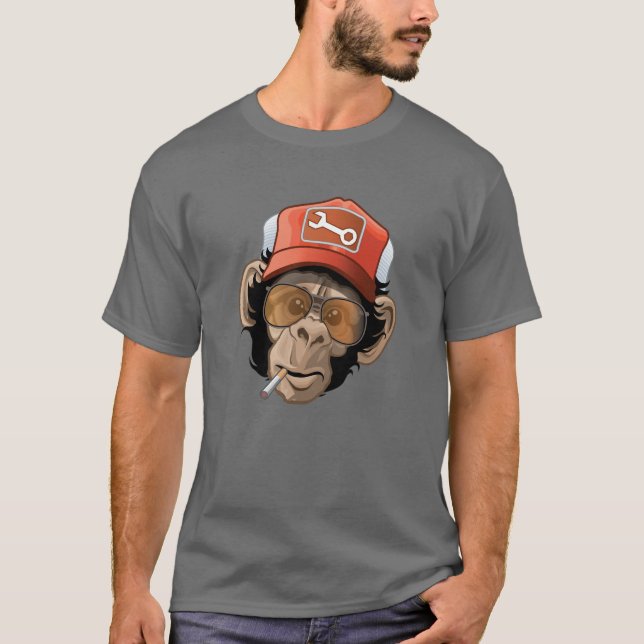 Truckin' Chimp T-Shirt (Front)