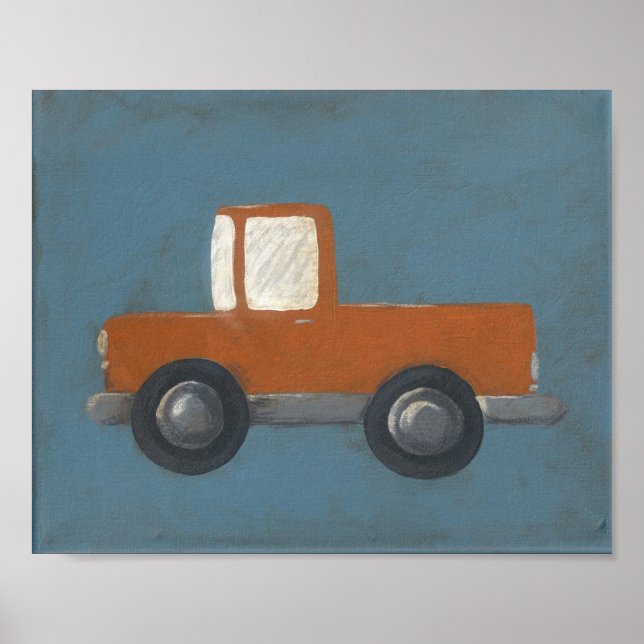 Truckin' Nursery Art Poster (Front)