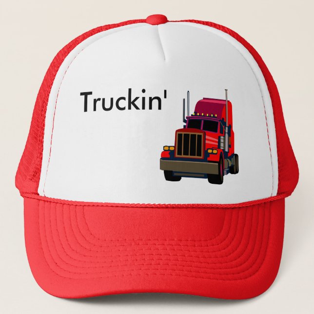Truckin' Trucker Hat (Front)