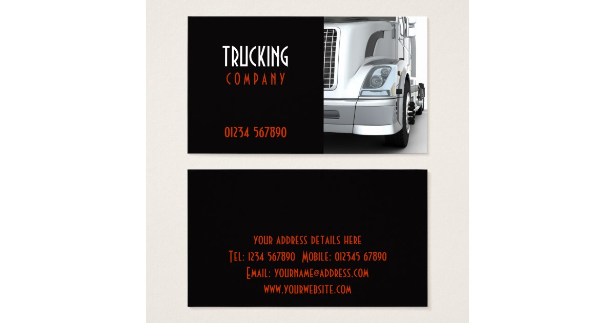 Trucking Business Card