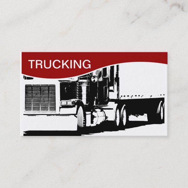 Trucking Business Card (Front)