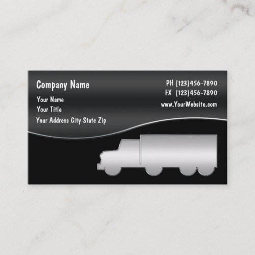 Trucking Business Card
