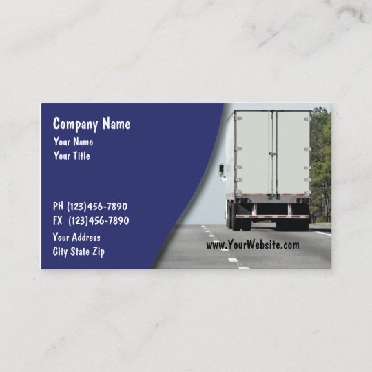 Trucking Business Card | Zazzle.com