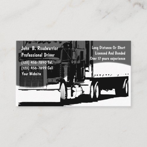 Trucking Business Card