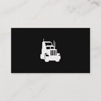 Trucking Company Business Card by pixelholicBC at Zazzle