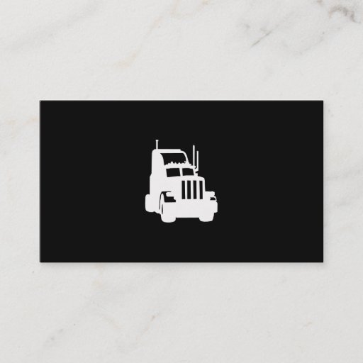 Customizable Trucking Company Business Card
