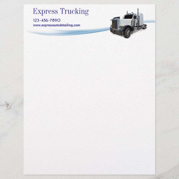 trucking-company-letterhead-zazzle