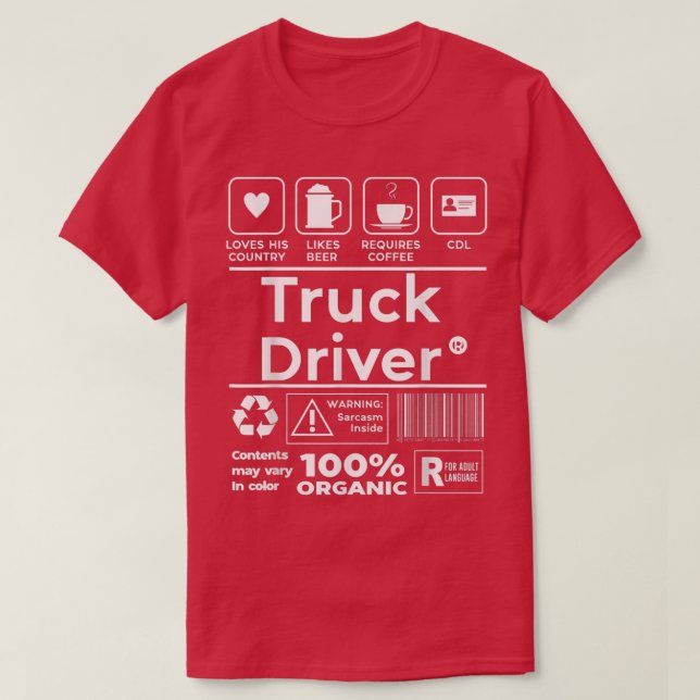 Trucking Country Trucker Diesel Freight Truck Driv T-Shirt (Design Front)