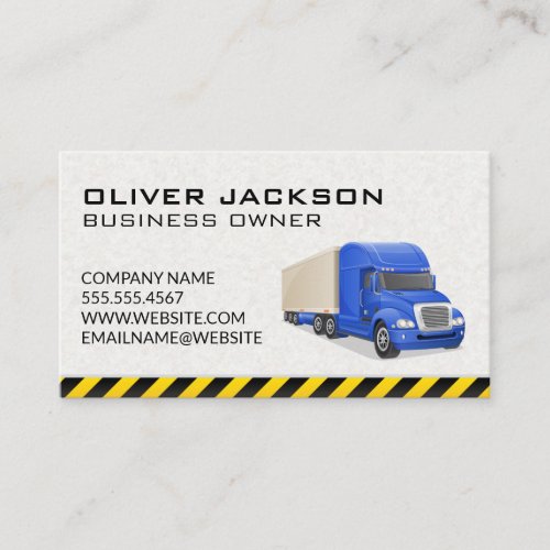 Trucking Industry Business Card