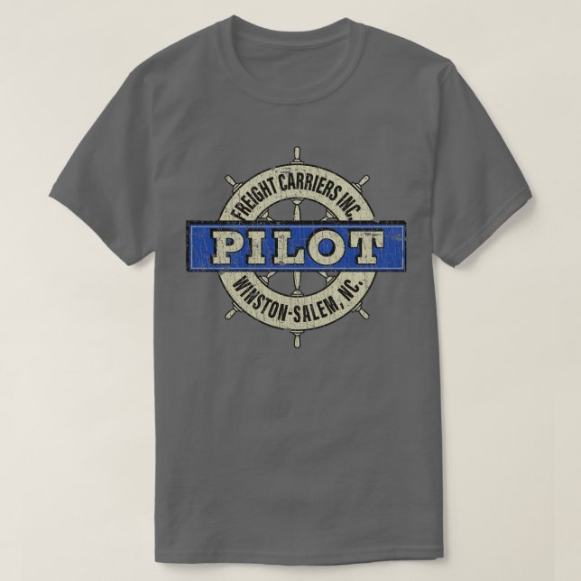 Trucking Pilot Freight Carriers Inc  T-Shirt (Design Front)