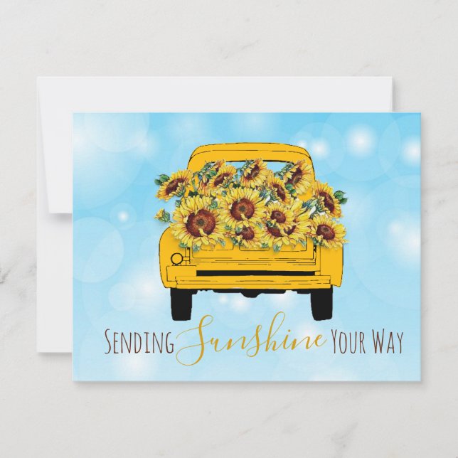 Truckload of sunshine card (Front)