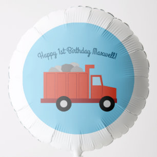 Trucks Birthday Party Balloon