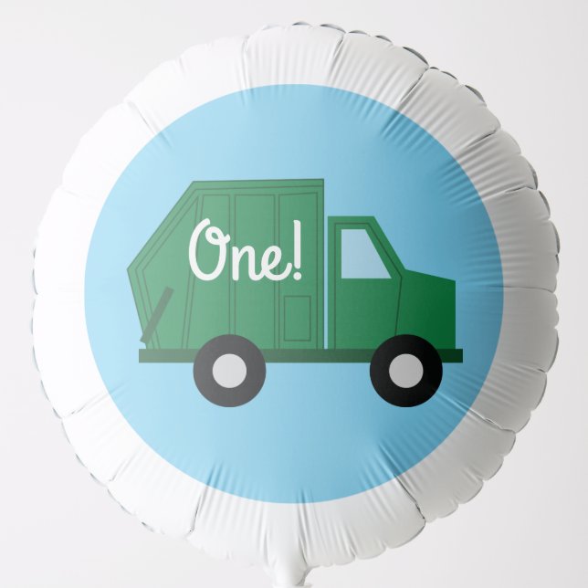 Trucks Birthday Party Balloon (Front)