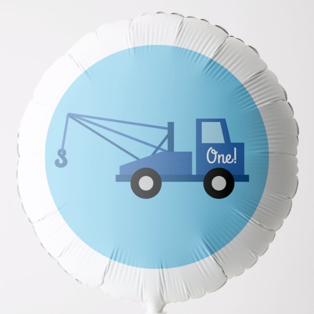 Trucks Birthday Party Balloon (Front)