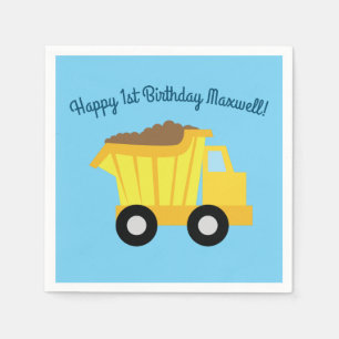 Trucks Birthday Party Napkins