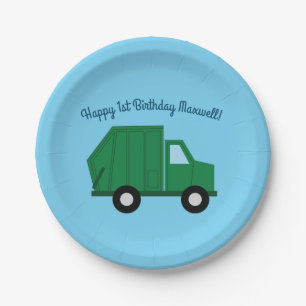 Trucks Birthday Party Paper Plates