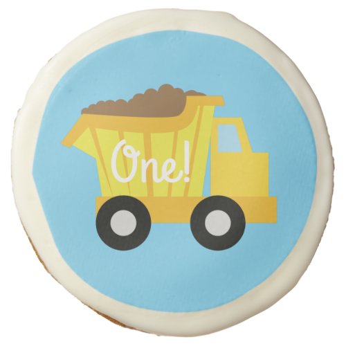 Trucks Cars Cute Boy Kids Birthday Party Theme Sugar Cookie