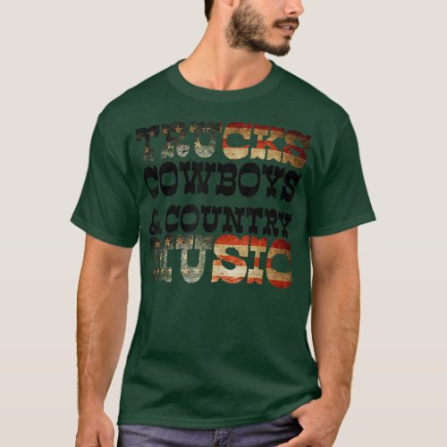 Trucks Cowboys  Country Of Music Convoy 2022 Quot T_Shirt