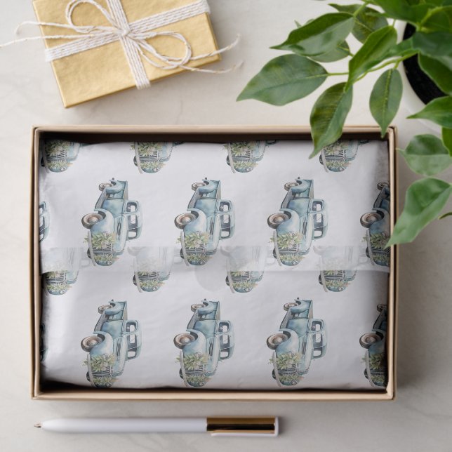 Trucks Dad Birthday Tissue Paper (Gift)